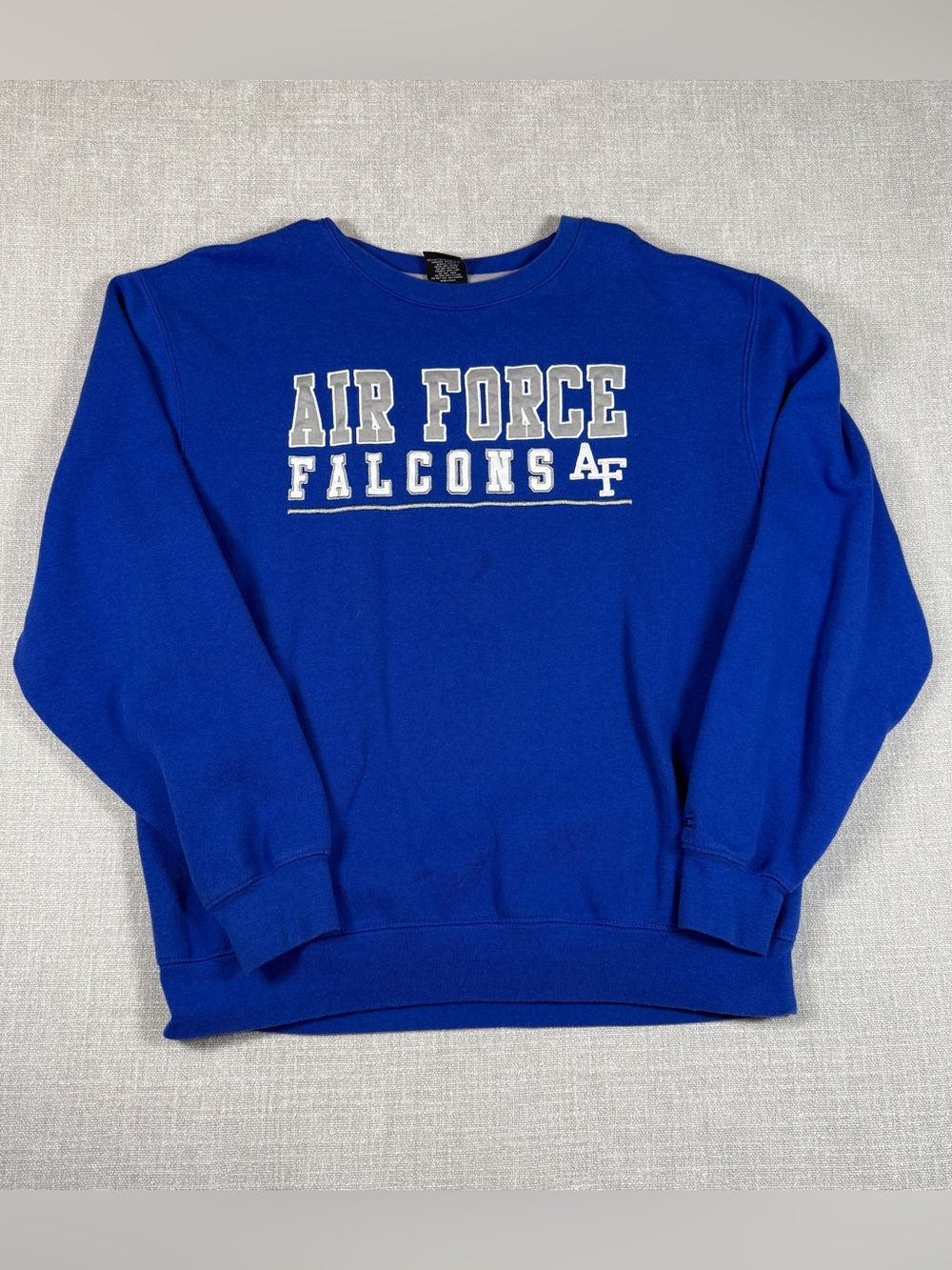 Air Force Falcons Sweatshirt Mens XL Blue Colosseum Embroidered Crewneck NCAA